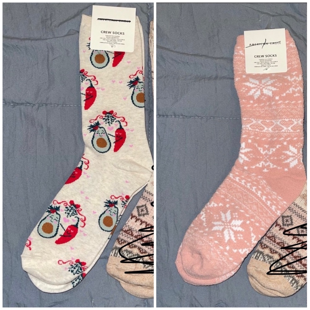 American Eagle Outfitters Crew Socks Bundle